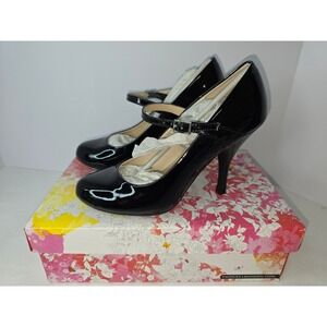 Chinese Laundry Next To Me Black Patent Mary Jane Pumps Heels Size 7.5
373